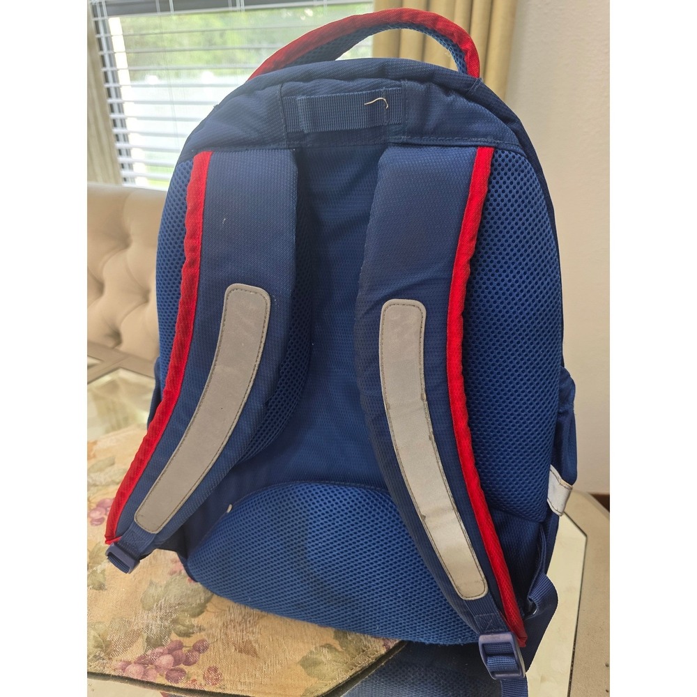 Marvel Avengers Captain America Kids Backpack Blue Red Activ New Superhero Bag - Picture 5 of 6